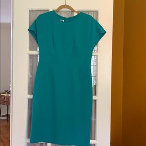 Teal work dress